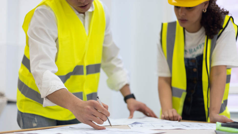 students on placement